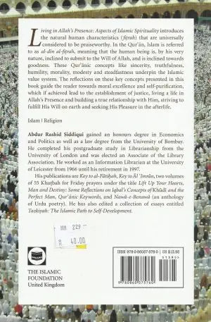 Living In Allah’s Presence – Aspects of Islamic Spirituality