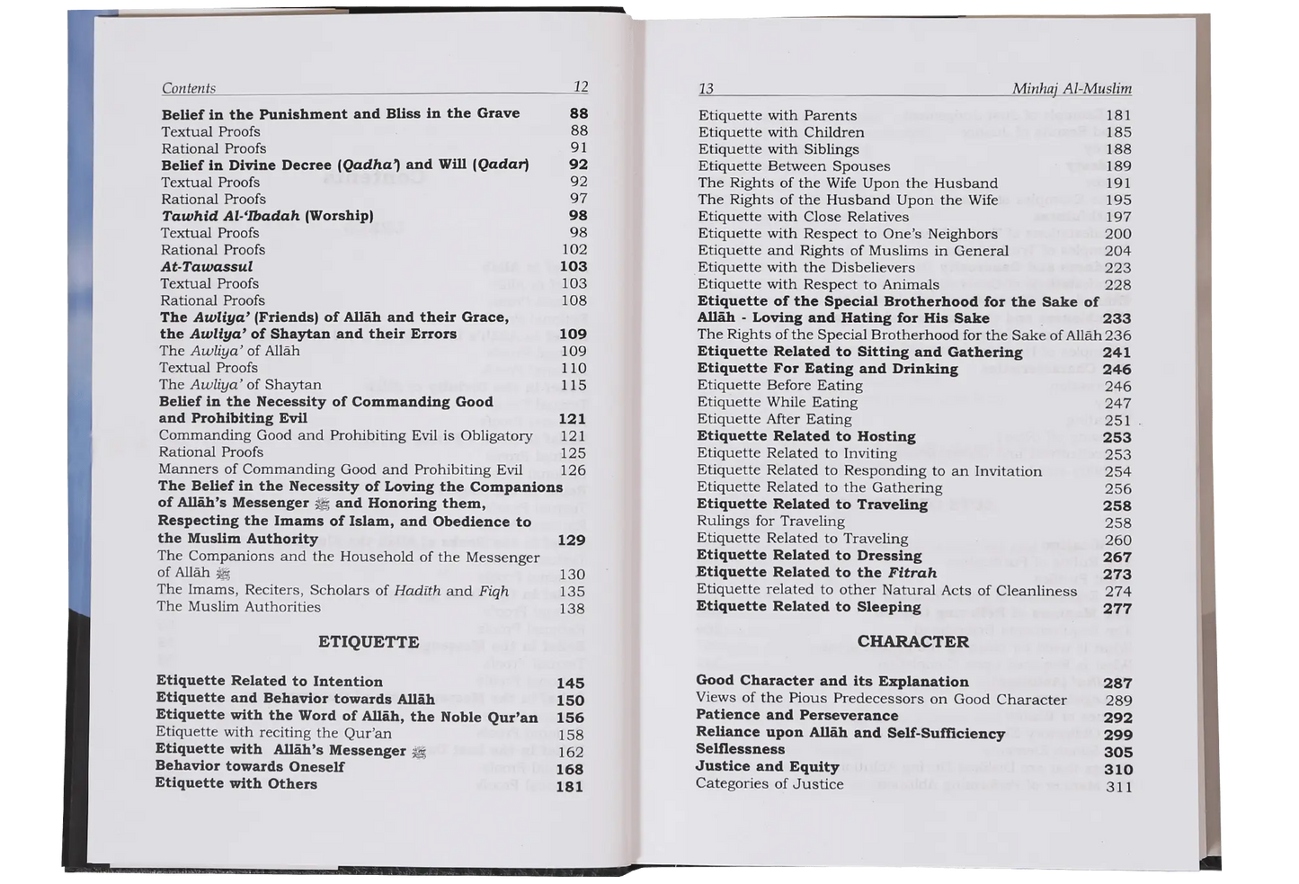 Minhaj Al Muslim (2 Volumes Set - English)