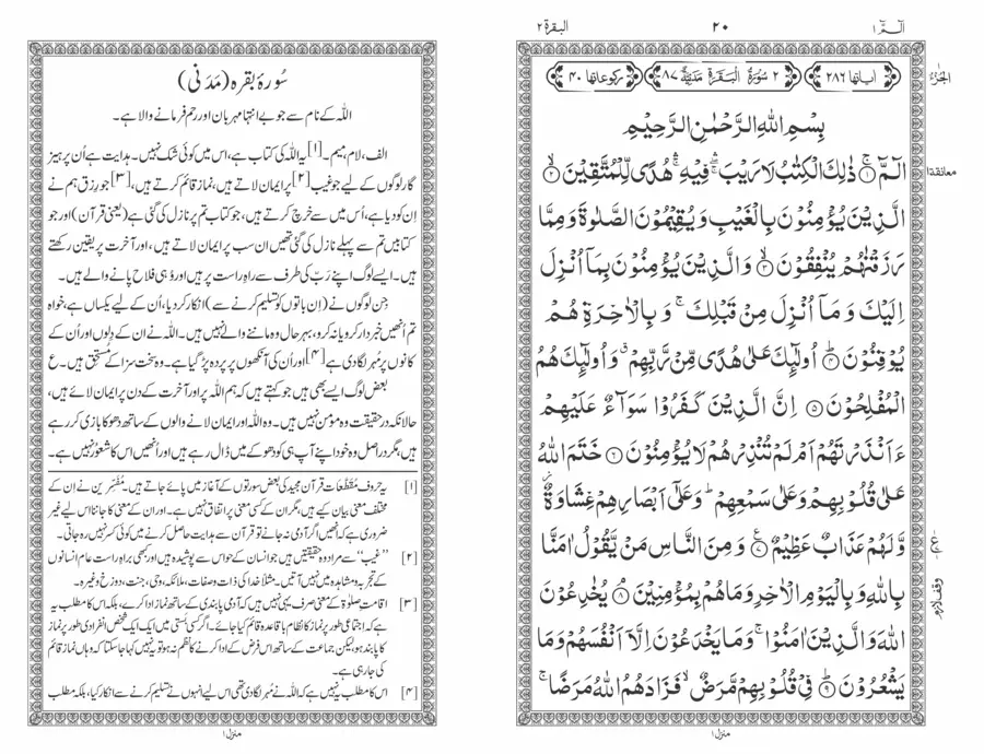 Translation of the Holy Quran(with short footnotes) 2S 