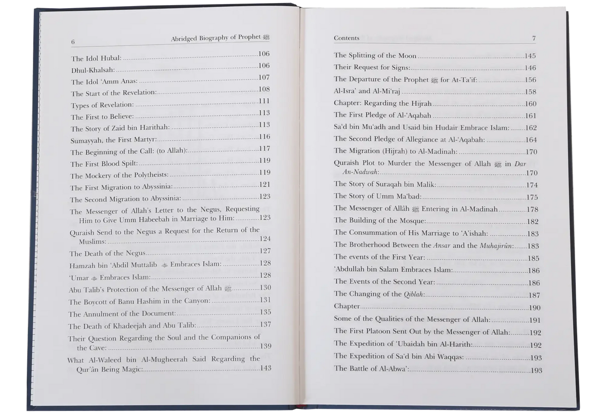 Abridged biography of prophet Muhammad (PBUH) by Shaikh ul Islam Muhammad Bin Abdul Wahab, inside pages