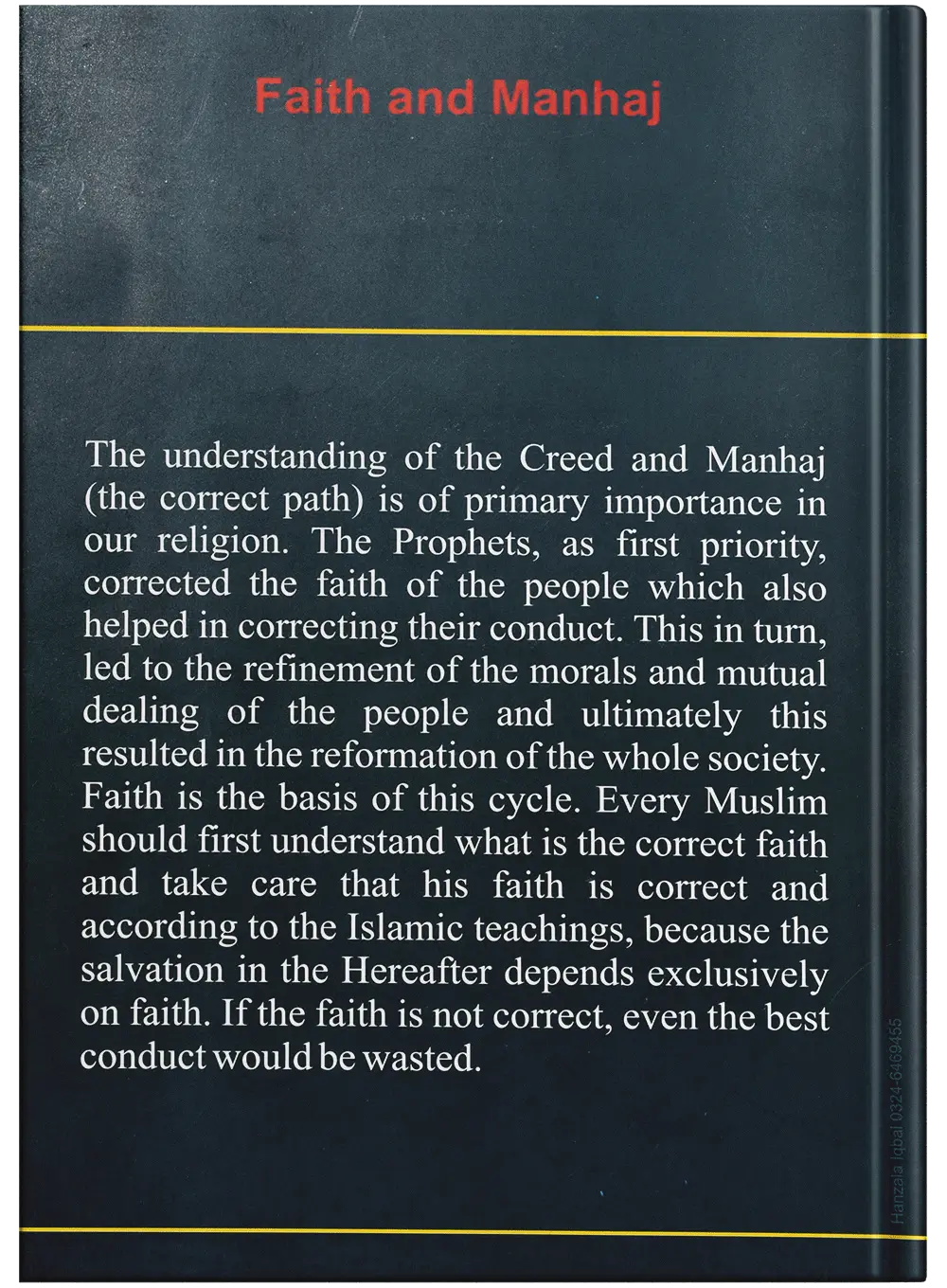 Creed And The Correct Path Faith And Manhaj 
