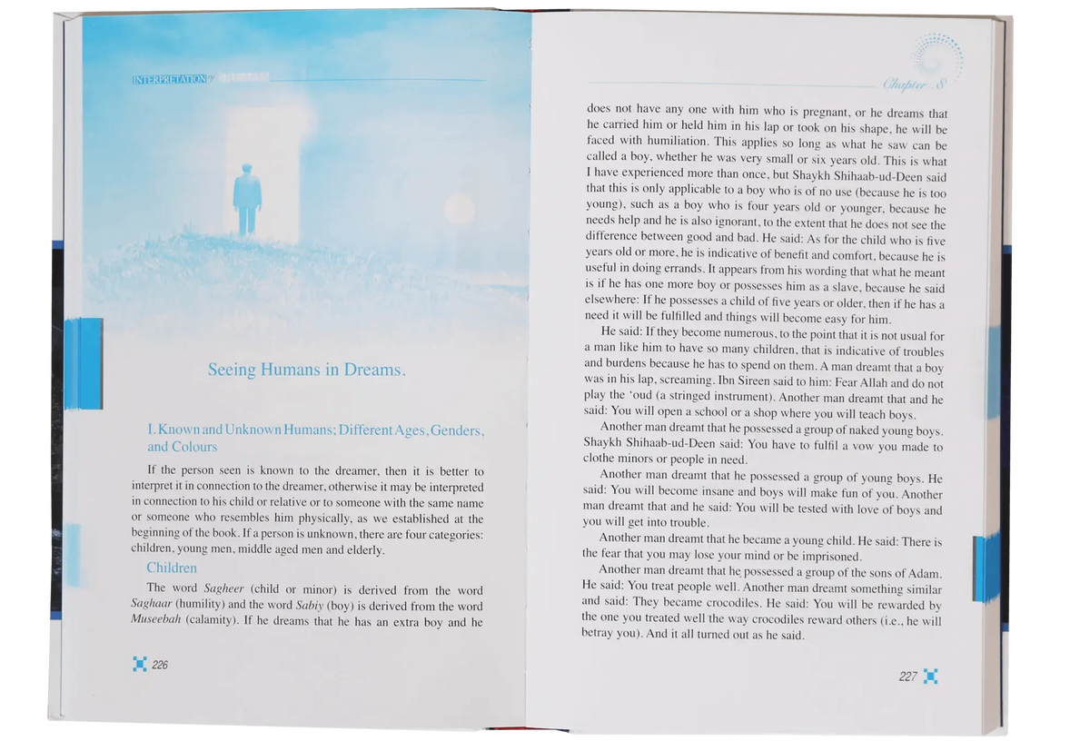 Interpretation of Dreams by Ibn Raashid Al Bakri Al Qafsi, inside pages, Darussalam Publishers