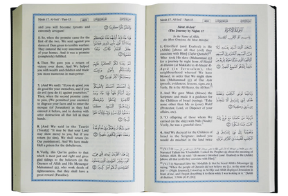 Interpretation of the Meanings of the Noble Quran (English) by Dr. Mohsin Khan, inside pages 2, Darussalam Publishers