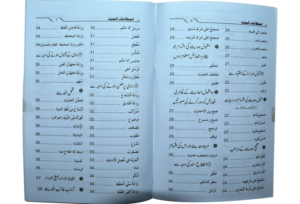 Islahaat Ul Hadees by Muhammad Zubair Hussain, inside pages, Dar Ul Andlus