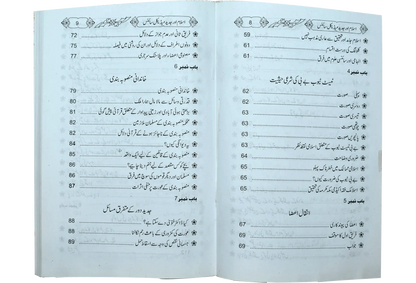 Islam Or Jadeed Medical Science by Dr. Muhammad Shaukat Shoukhani, contents page, Dar Ul Andlus
