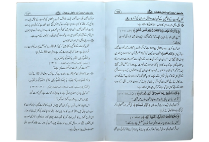Mahy Safar Nahosat Or Jahli Tohmat by Yousaf Rabbani, inside pages, Dar Ul Andlus