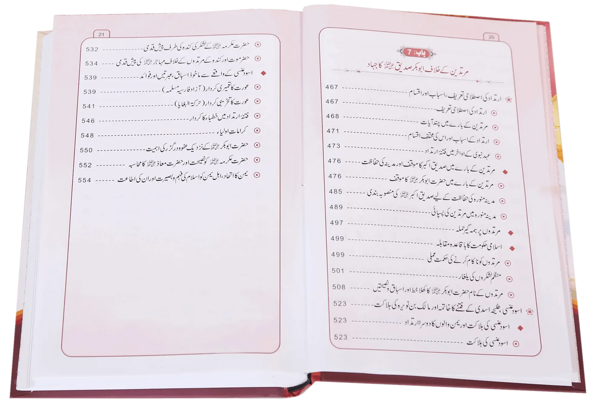 Seerat Sayedina Abu Bakr Siddique (R.A) 2 vols. set, (Local) by Dr. Ali Muhammad Sallabi, inside pages, Darussalam Publishers