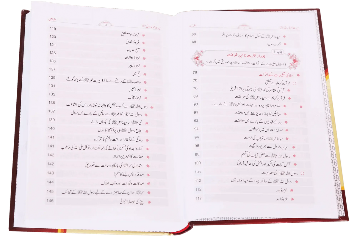 Seerat Umar Farooq R.A (2 Vol. Set Local) by Dr. Ali Muhammad Sallabi, inside pages, Darussalam Publishers