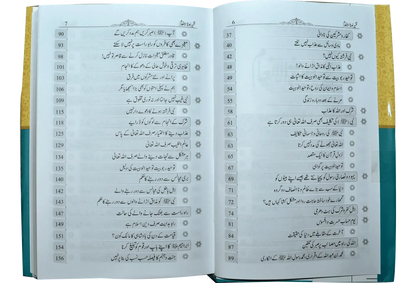 Tafseer Surah Al-Inam by Hafiz Abdul Ghafar Almadni, contents page, Dar Ul Andlus