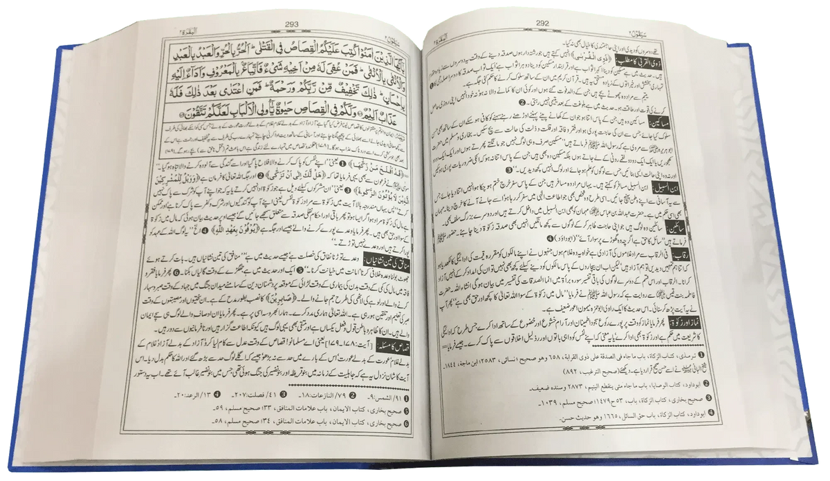 Tafseer Ibn e Kaseer 5 Vol Set, Aam by Hafiz Zubair Ali Zai, inside pages, Maktaba Islamia