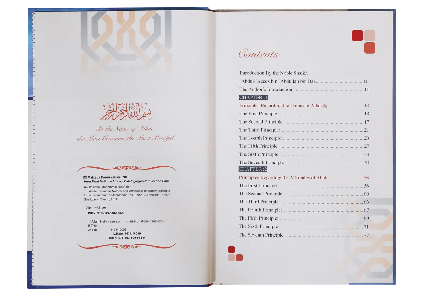 The Beautiful Names & Attributes of Allah 
