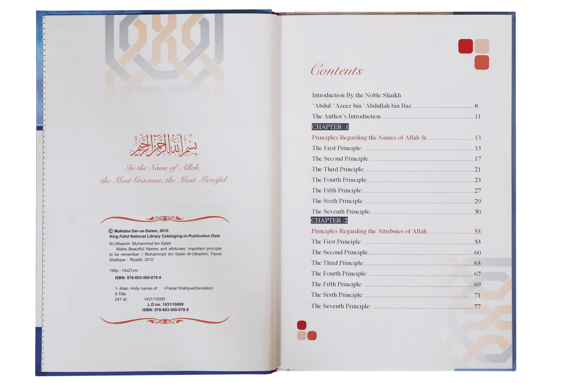 The Beautiful Names & Attributes of Allah 