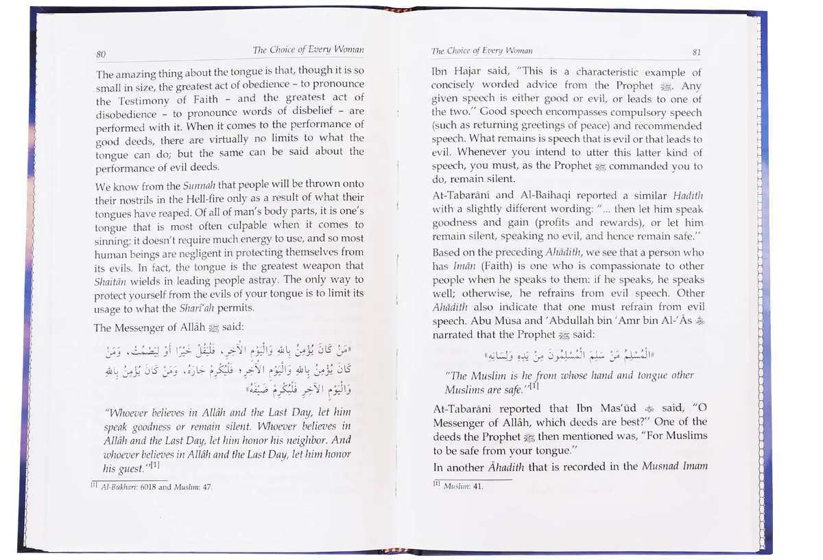 The Choice of Every Women by As-Sayyid bin Ahmad Abu Saif, contents page 2, Darussalam