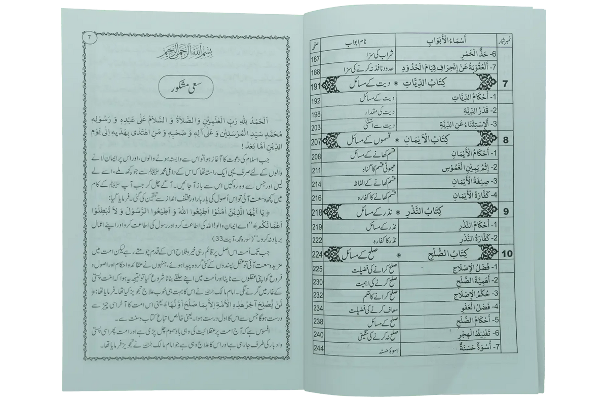 Wirasat Kay Masail (Iqbal Kilani), inside pages, Hadith Publications