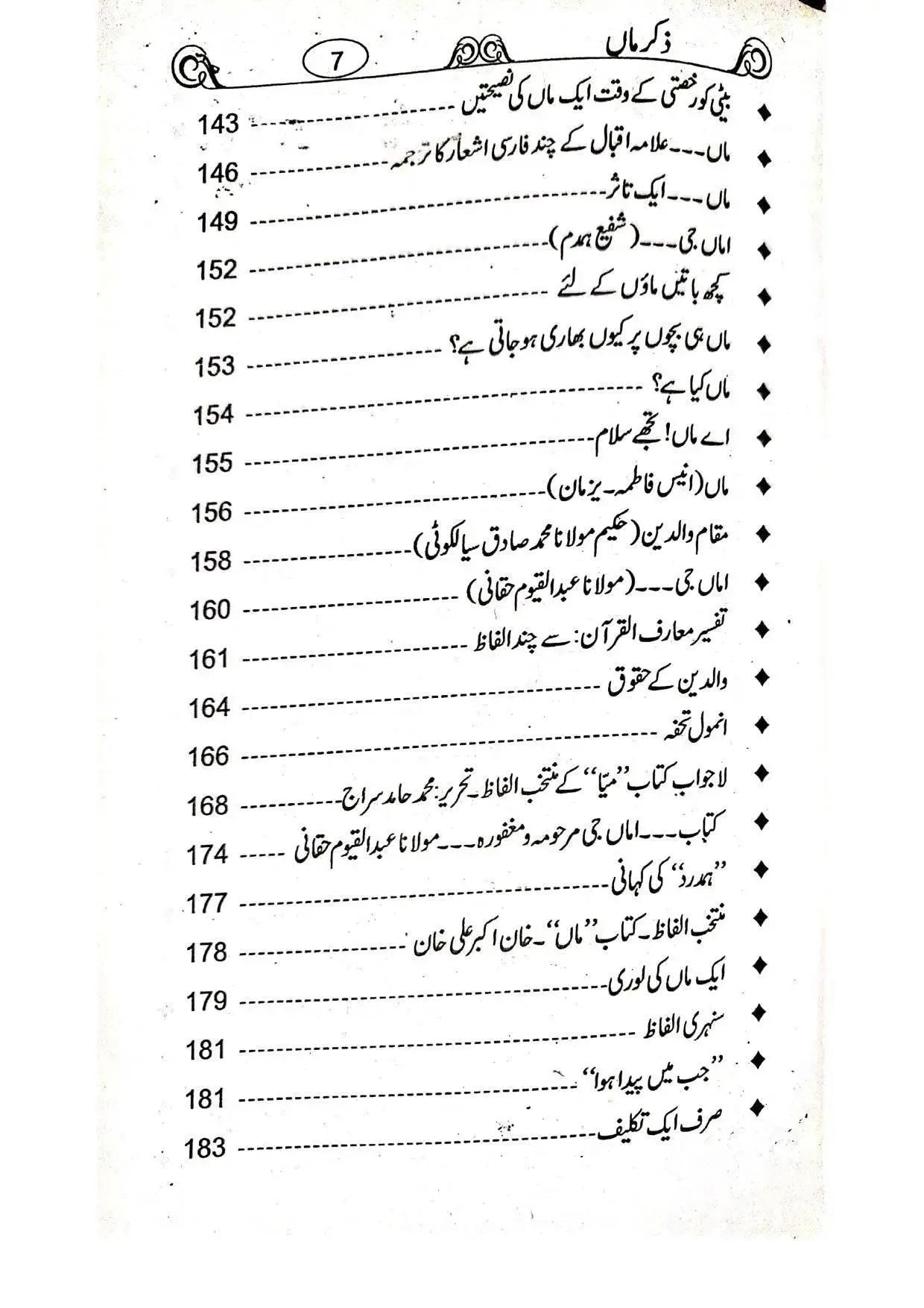 Zikar e Maa (By Dr. Ghulam Sarwar Shaikh)